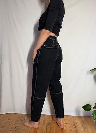 Чорні штани карго h&m divided т4 3