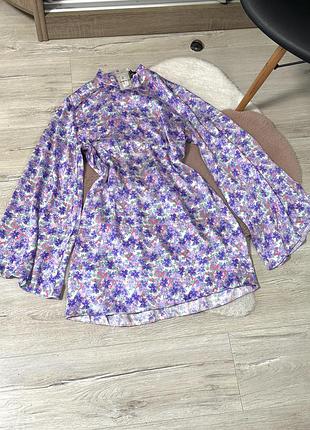 Сукня в квітковий принт від river island