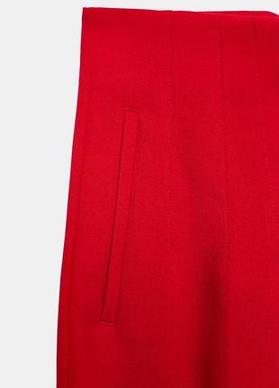 Укороченные брюки слим фит zara 4