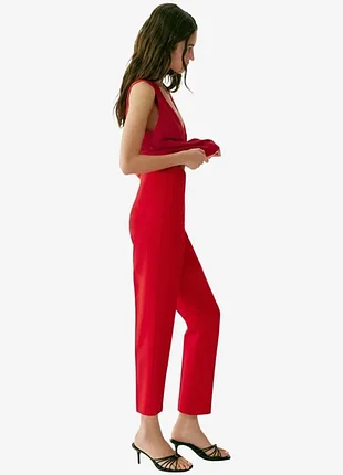 Укороченные брюки слим фит zara 6