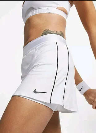 Оригінальна спідниця-шорти nike court dri-fit, розмір l
