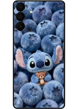 Силиконовый чехол бампер для samsung a27 с картинкой стич stitch