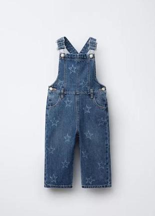 Джинсовий комбінезон zara, 110 см, 5 років