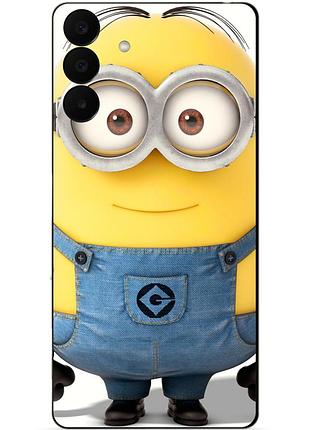 Силиконовый бампер чехол для samsung a27 с рисунком миньон стюарт minion