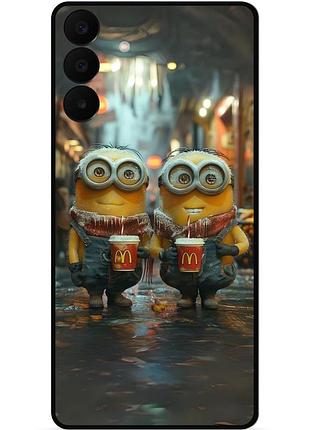 Силиконовый чехол бампер для samsung a27 с картинкой миньоны minion