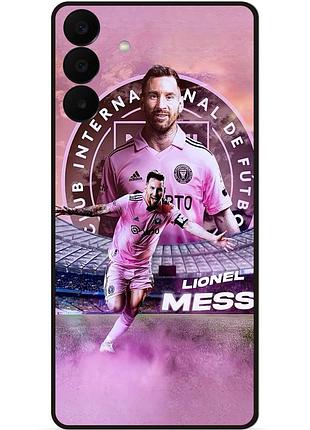 Силиконовый бампер чехол для samsung a27 с рисунком leo messi месси