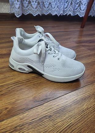Женские белые кроссовки fashion sport, р. 38, стелька 24 см