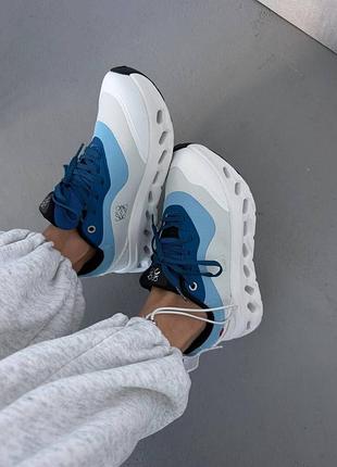 Кроссовки on cloudtilt x loewe blue / white