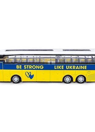 Детская коллекционная модель "автобус экскурсионный украина" technodrive 250419cg 2