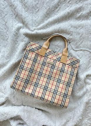 Burberry nova check сумка оригинальная классическая клетка багетка клатч