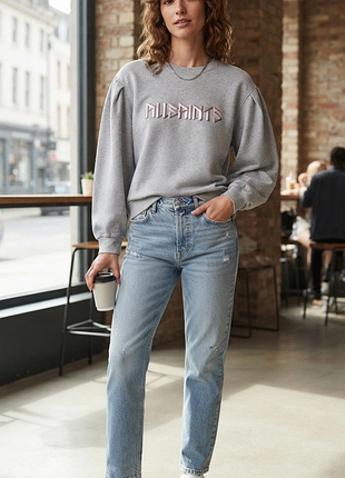 Allsaints світшот утеплений м-л
