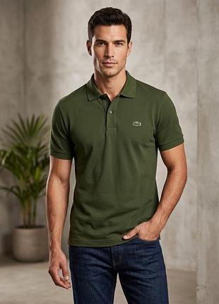 Чоловіча футболка поло lacoste, брендова футболка поло чоловіча