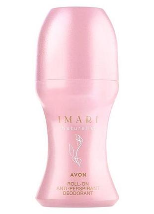 Дезодорант-антиперспірант з кульковим аплікатором imari naturelle для жінок avon ,(50 мл)