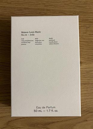 Духи maison louis marie no.14 — icila, eau de parfum, 50 мл