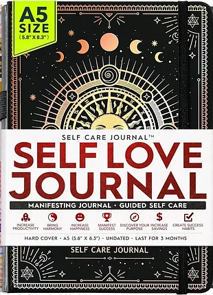 Люксовый планер-трансформация self love &amp; self care journal (а5) блокнот ежедневник + подарки внутри! 6