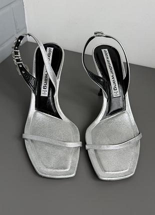 ✨ alexander wang — сріблясті босоніжки 📦 відправка переважно після повної оплати.