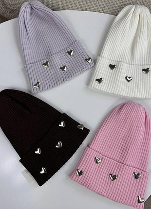 Осіння шапка для дівчинки 2