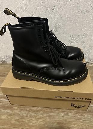 Черевики dr. martens 1460 – black smooth 42р