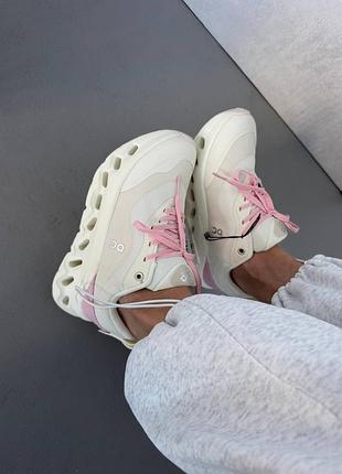 Кросівки on cloudtilt x loewe  cream / pink