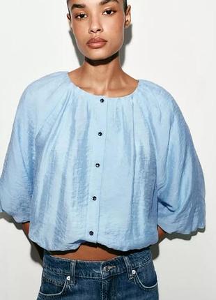 Повітряна блуза zara 3