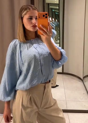 Повітряна блуза zara