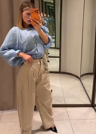 Повітряна блуза zara 6