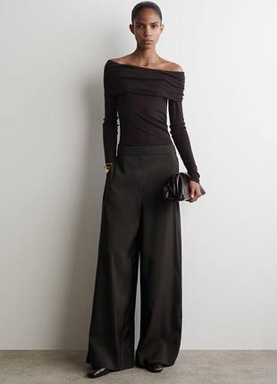 Топ женский cos off-the-shoulder merino wool top / м
