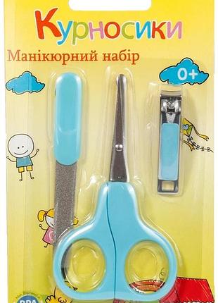 Детский маникюрный набор курносики 7080 голубой (8850217570801)