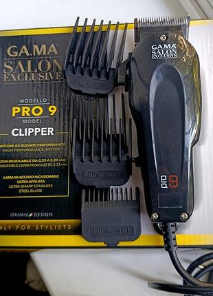 Машинка для строжки профессиональная gamma ultra pro9 с насадками