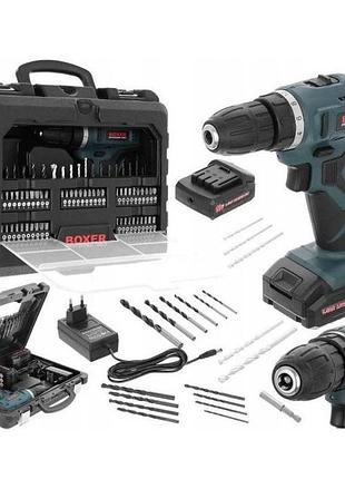 Портативный аккумуляторный шуруповерт boxer bx-175 18в