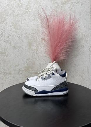 Дитячі шкіряні кросівки jordan retro 3 розмір 27