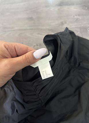 Блуза чорна h&m жіноча м 4