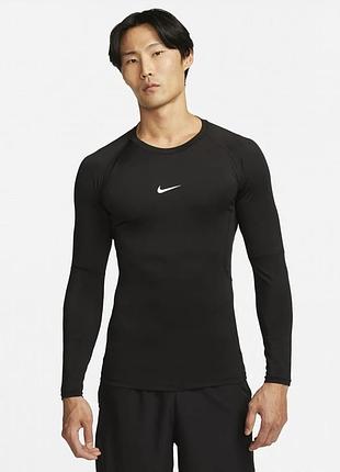 Термофутболка nike m np df tight top ls (арт. fb7919-010)