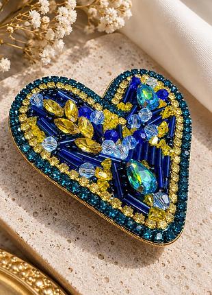 Брошка жіноча український стиль 💛💙