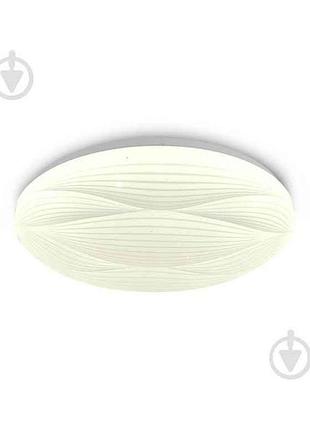 Світильник світлодіодний стельовий led rotondo з пультом ду 54w 6480лм ∅380мм білий, метал/пластик тм miorro