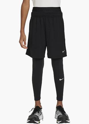 Леггинсы детские nike df tight 24 black (арт. fj6821-010) xl (158-170)