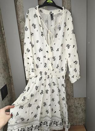 Сукня в стилі вишиванки h&m divided