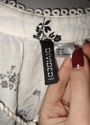Платье в стиле вышиванки h&amp;m divided 2