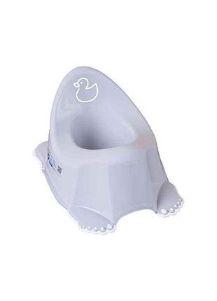 Горшок детский фиолетовый уточка без музыки (dk-001-133, fiolet) тм tega