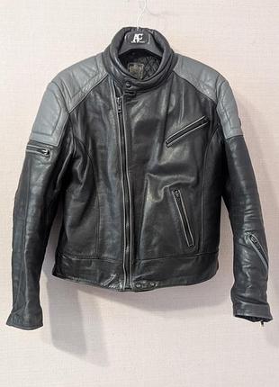 Чоловіча шкіряна ретро мотокуртка ixs, р. 60,