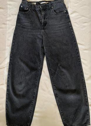 Чорні прямі джинси levi’s premium 3