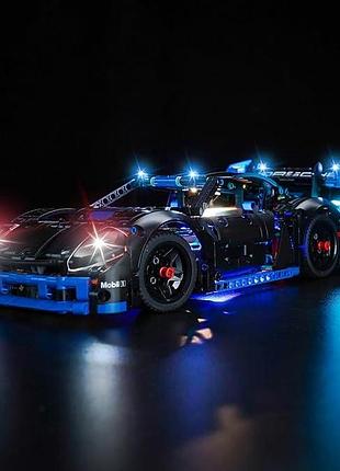Підсвітка для лего technic porsche gt4 lighting kit gc817 42176 світлодіодні ліхтарі для конструктора lego