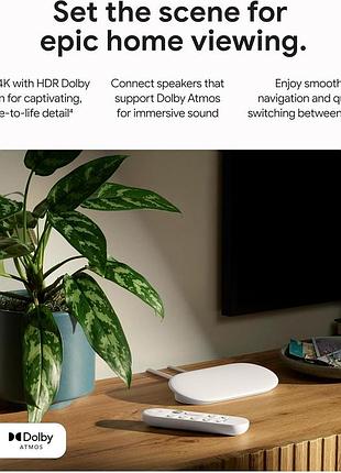 Медиаплеер google tv streamer 4k porcelain 6