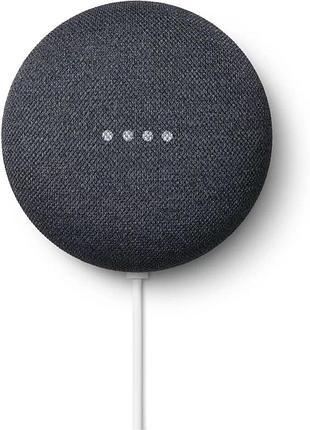 Розумна колонка google nest mini (2nd gen) charcoal (ga00781)