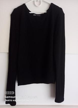 Молодіжна кофта zara тонкої вязки 50% котон