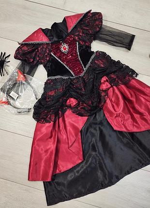 Платье чертика дьяволица halloween хелловин 2