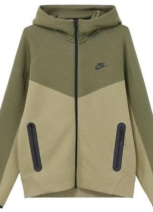 Оригинальное зип-худи nike sportswear tech fleece windrunner (fb7921-276) - размер m