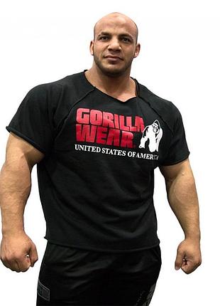 Мужская футболка для бодибилдинга "gorilla wear" m, черный