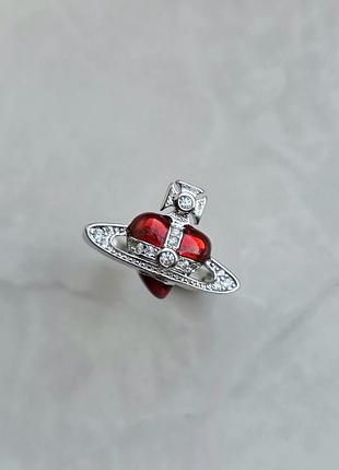 Каблучка vivienne westwood diamante heart