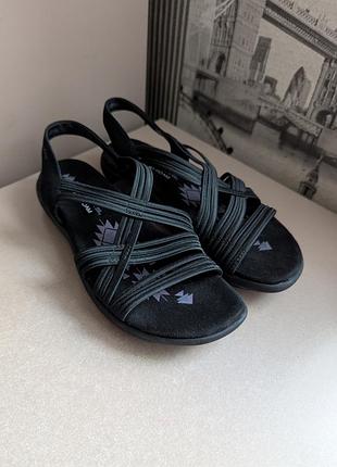 Сандалии босоножки skechers reggae slim simply stretch (наш 37) новые женские черные 6